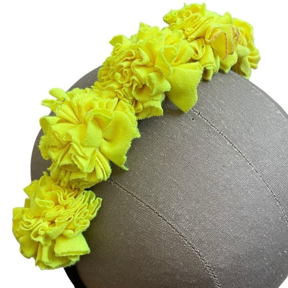 4/$25 Yellow Flower Headband - Picture 5 of 11